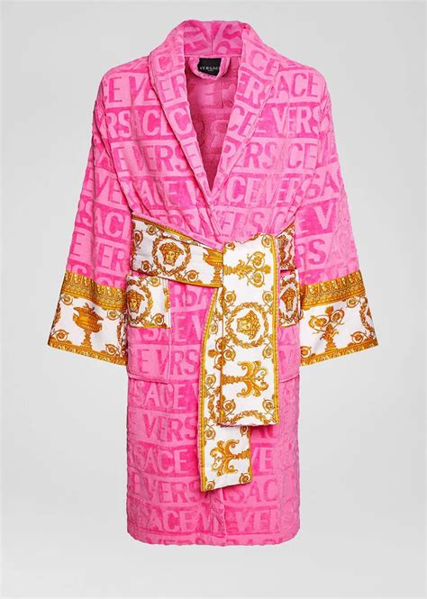 versace robe and slippers|female versace slippers.